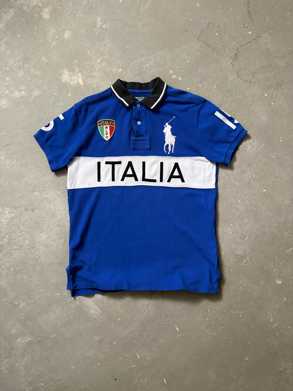 Vintage Polo Ralph Lauren Italy Big Pony Poloshirt (M)
