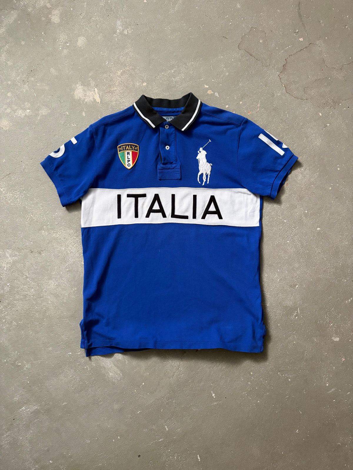 Vintage Polo Ralph Lauren Italy Big Pony Poloshirt (M)