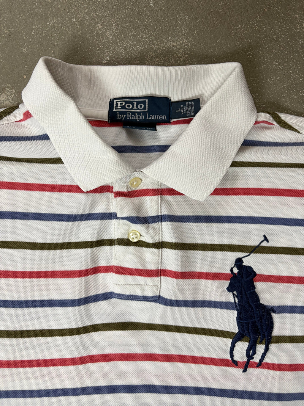 Vintage Polo Ralph Lauren Big Pony Poloshirt (L)