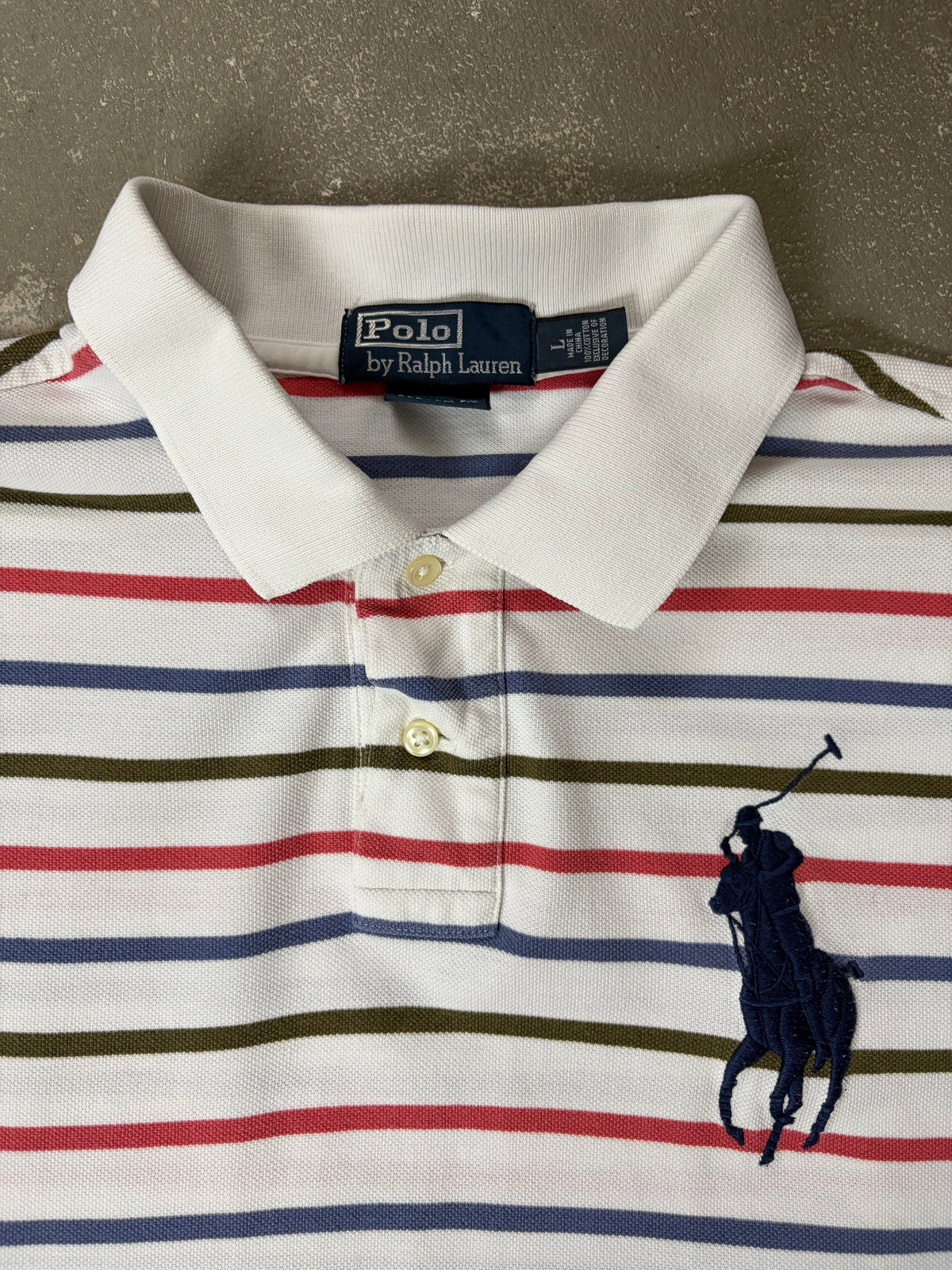 Vintage Polo Ralph Lauren Big Pony Poloshirt (L)