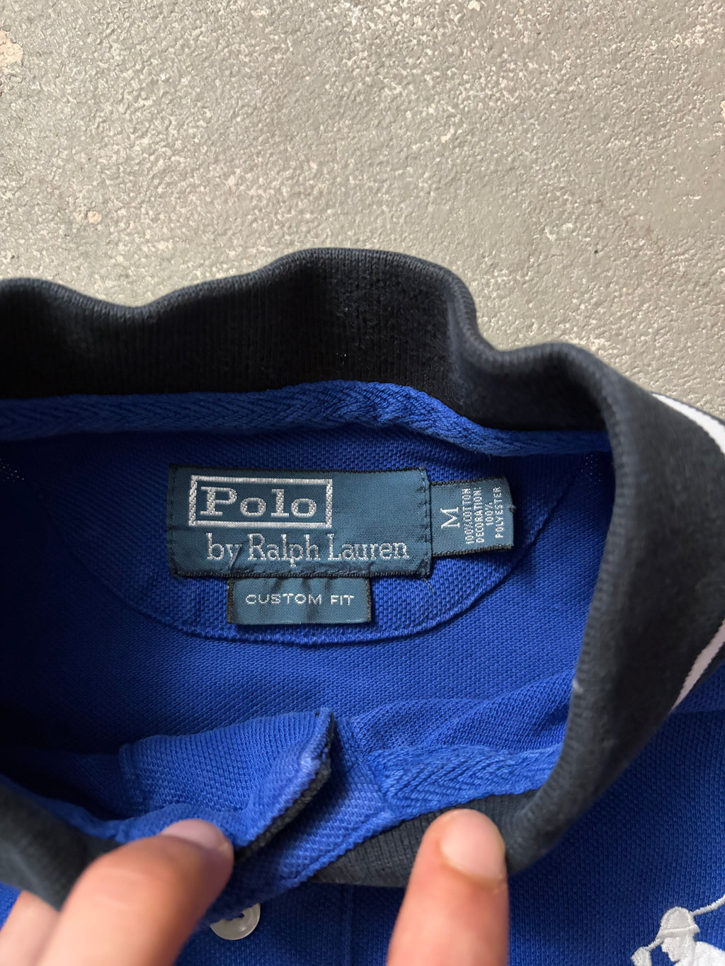 Vintage Polo Ralph Lauren Italy Big Pony Poloshirt (M)