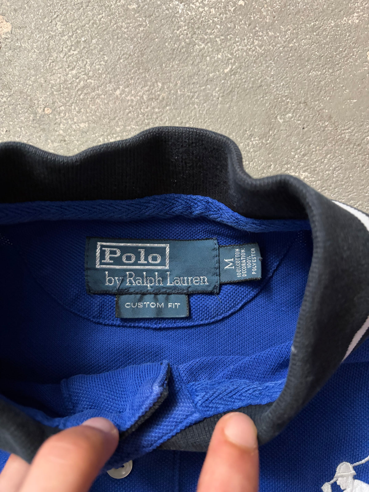 Vintage Polo Ralph Lauren Italy Big Pony Poloshirt (M)