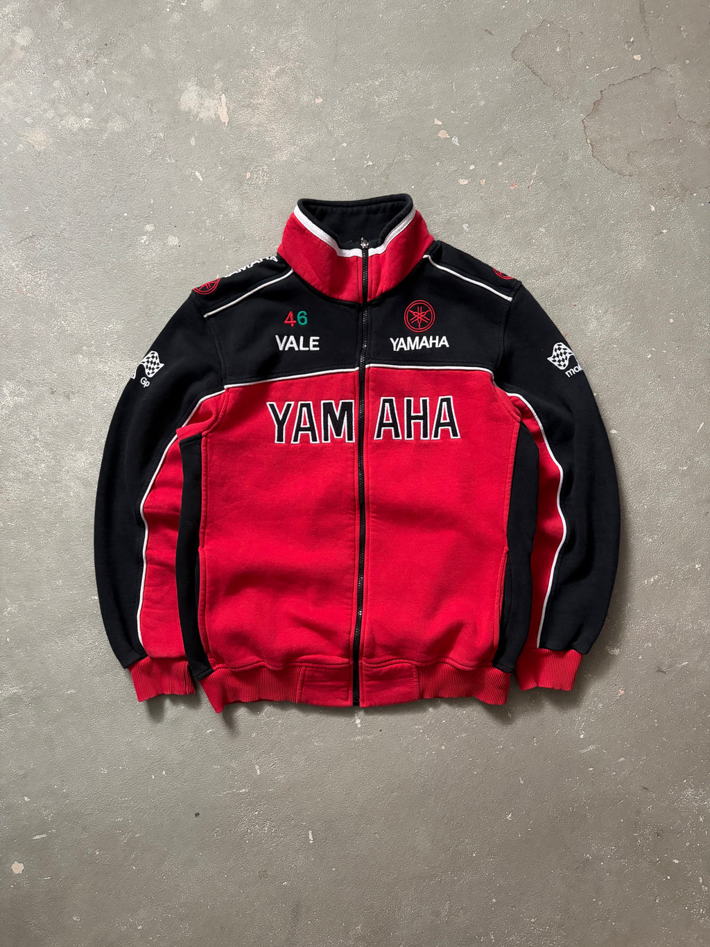 Vintage Style Yamaha Racing Jacke (M)