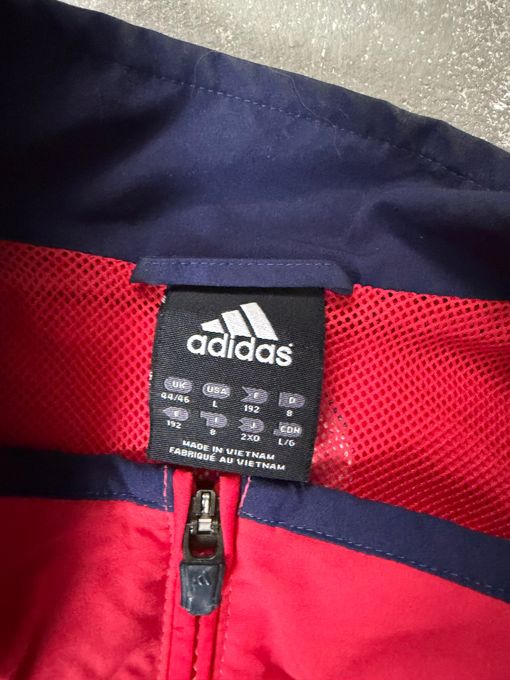 Vintage Adidas Frankreich 2007 Trackjacket (L)