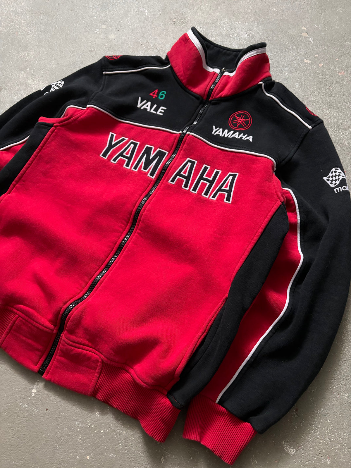 Vintage Style Yamaha Racing Jacke (M)