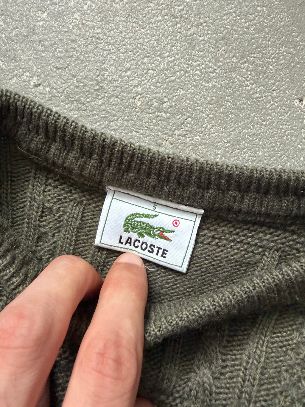 Vintage Lacoste Sweater Gestrickt (M)