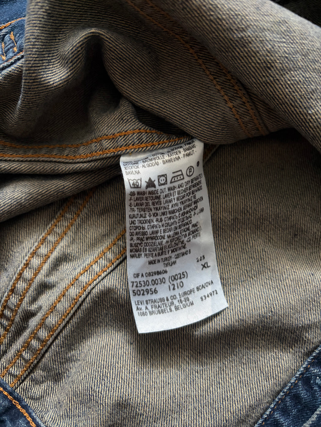 Vintage Levi‘s 72530 Denim Trucker Jacket (L)