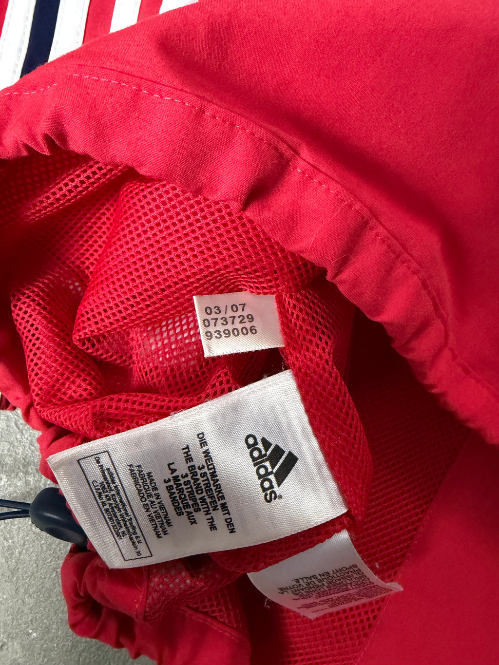 Vintage Adidas Frankreich 2007 Trackjacket (L)