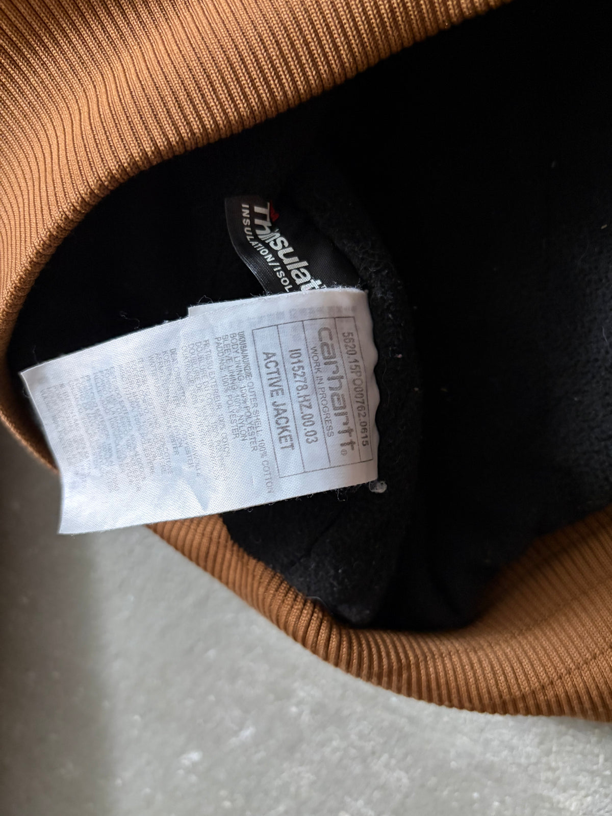 Vintage Carhartt Active Jacket Hamilton Brown - Thinsulate Gefüttert (M)