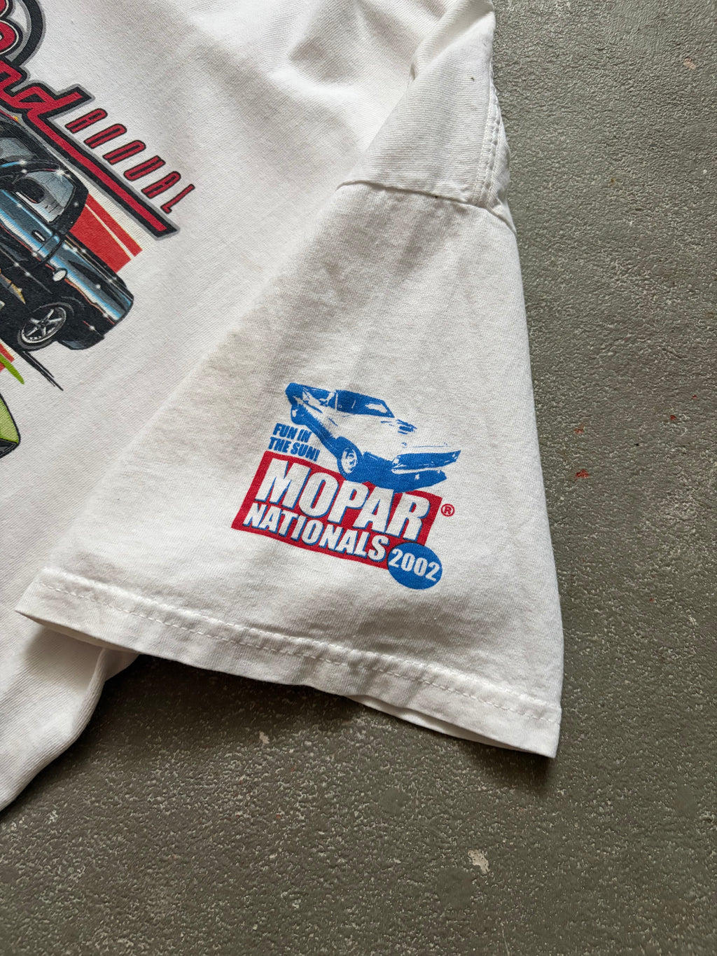 Vintage 2002 Mopar Nationals Car Racing T-Shirt (XL)