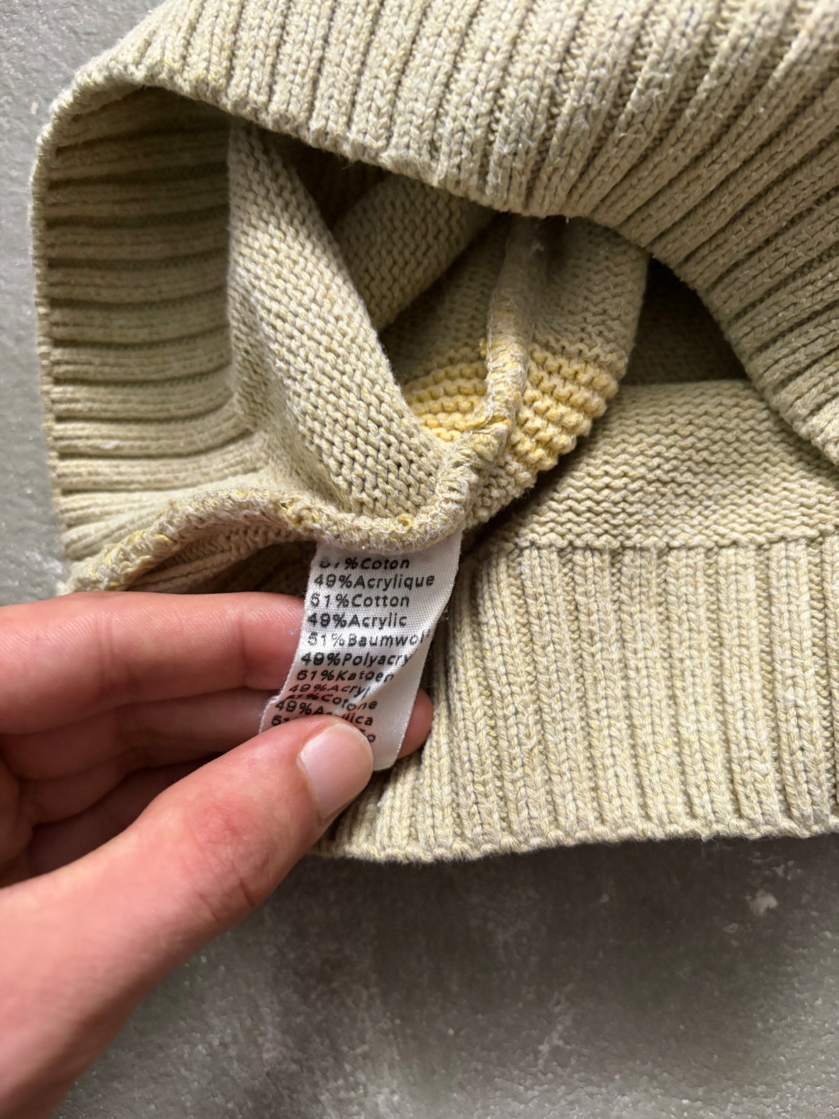 Vintage Lacoste Sweater Gestrickt (M)