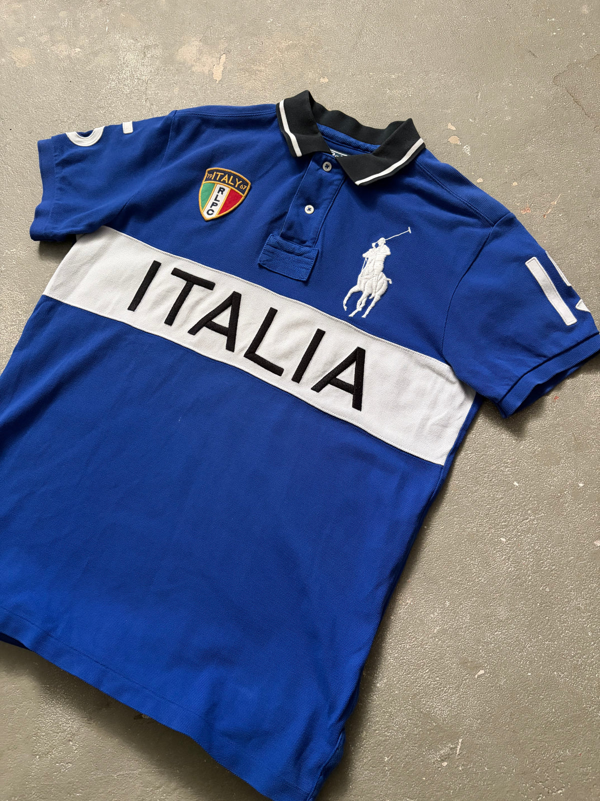 Vintage Polo Ralph Lauren Italy Big Pony Poloshirt (M)