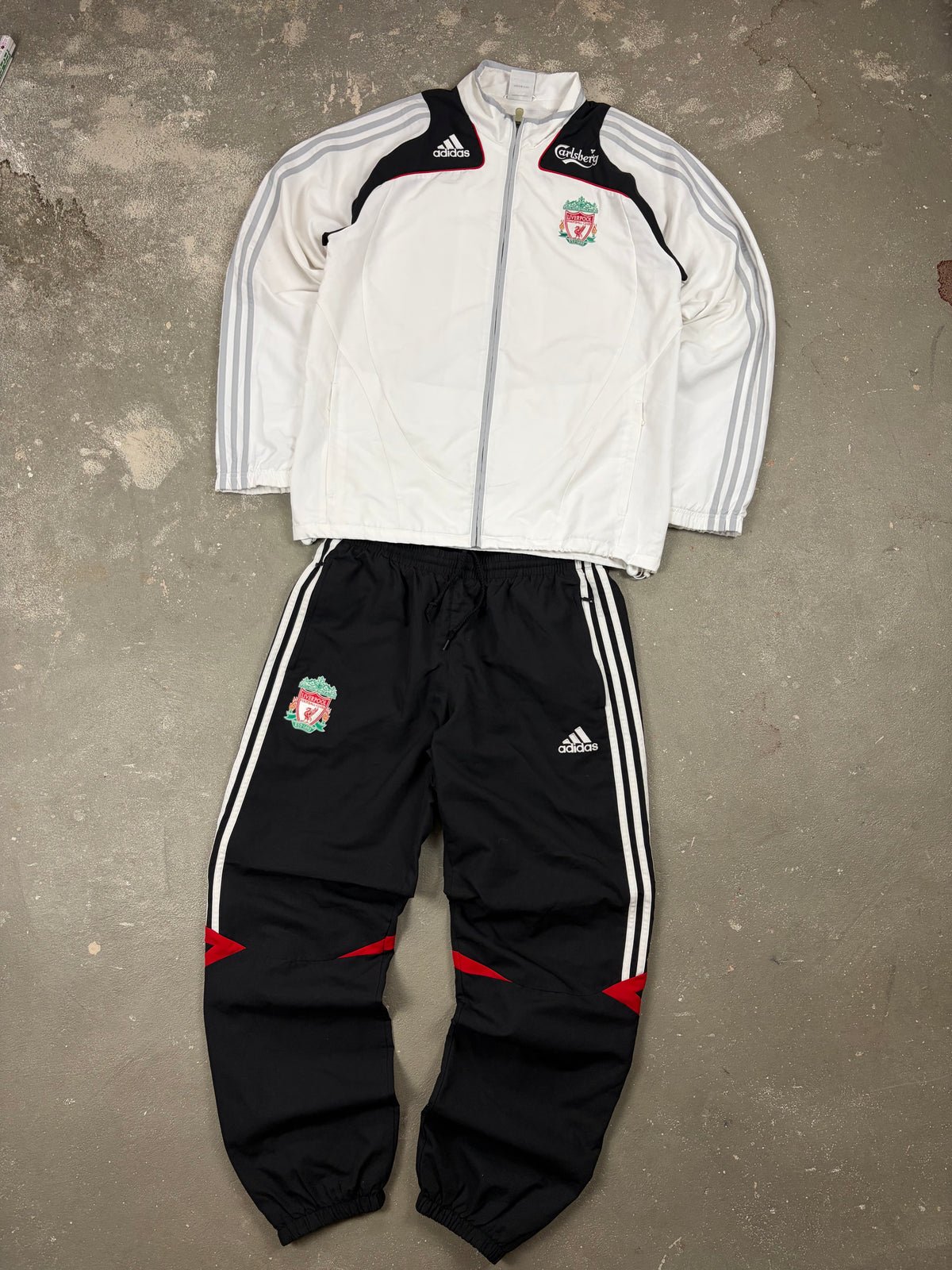 Vintage Adidas Fc Liverpool 2007 Tracksuit (XL)